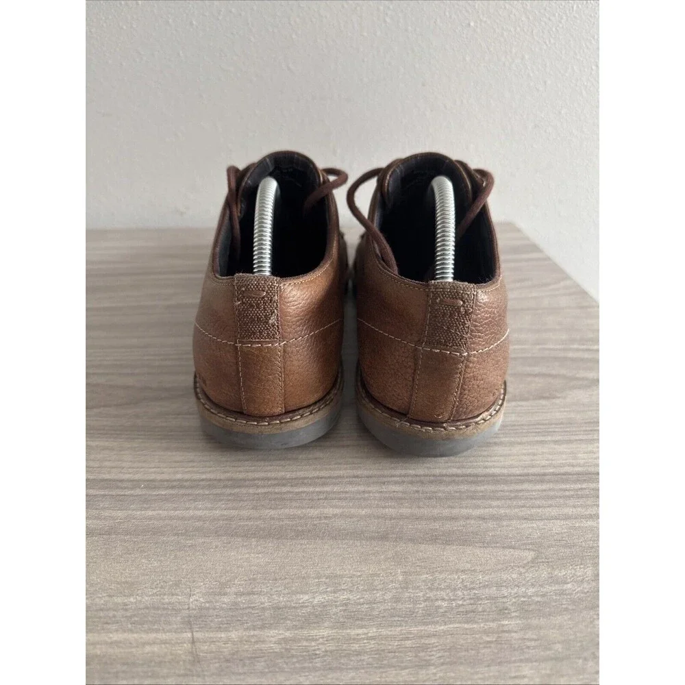 Cole Haan Midland‎ Lug Plain Toe Leather Oxford Shoes Brown C37600 Men’s Size 10